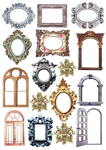 Оверлей Кольорові рамки 21х29,7 см, фото 1