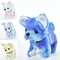 М'яка іграшка MP 2318 собака,рухає головою,ходить,рухає хвостом,4 кольори,муз.,бат.,кул.,16-15-9см