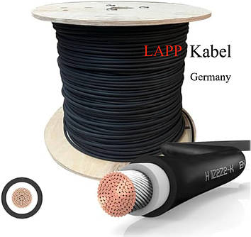 Кабель сонячний  Lapp Kabel Solar DB+ (Німеччина) 1х6, чорний, м