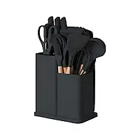 Набір кухонного приладдя 19 предметів з нержавіючої сталі силіконовий для приготування їжі