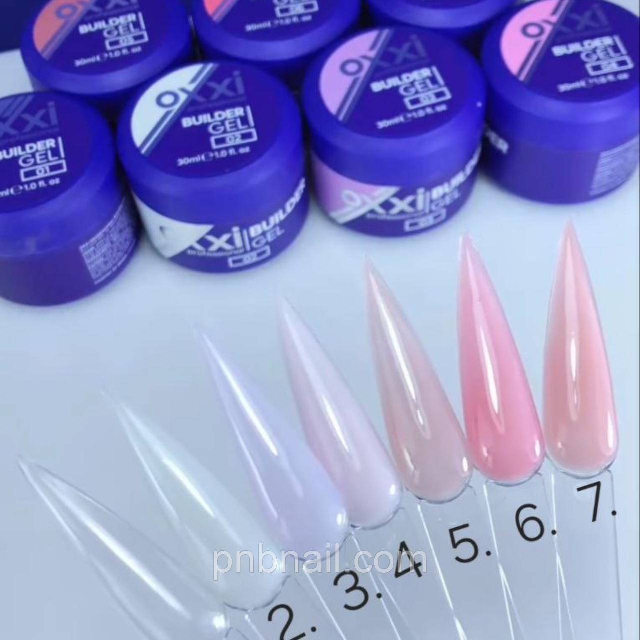 OXXI Builder Gel , 15 мл  ( 7 кольорів )