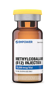 Метилкобаламін ( Вітамін В12) 10 000 mcg Lyophilized Vial. Methylcobalamin (Vitamin B12) ін'єкції BX203