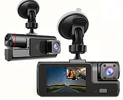 Відеореєстратор із двома камерами та функцією записування, 1080P/Реєстратор у машину/ Автореєстратор