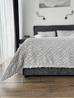 Покривало в скандинавському стилі "Фрея", сірий колір (Розміри і кольори в асортименті)