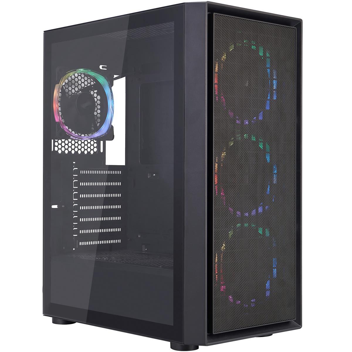 Корпус 1stPlayer Go6-BK-4FS7 Black без БЖ, фото 1