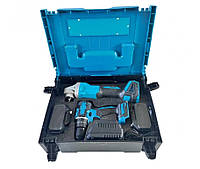 Набор электрических инструментов 2в1 (шуруповёрт + болгарка) AT-TZ2102A с чемоданом и 2 аккумуляторами HP227
