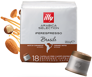 Кава в Капсулах ILLY  IperEspresso Brasil­e Arabica Selection (18 капсул)