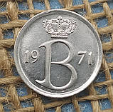 25 сантимiв 1971 року. Бельгiя, фото 2