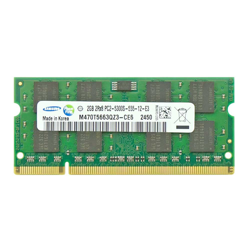 ДДР2 2Гб 667МГц Samsung M470T5663QZ3-CE6 оперативная память для ноутбука рис.1
