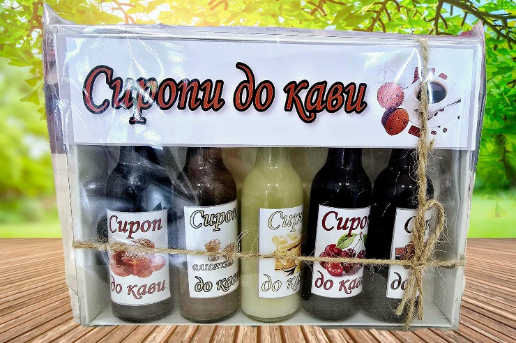 Подарунковий набір Сиропів до кави