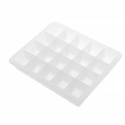 Силіконова форма для льоду CUMENSS AI-820 Cube 20 White 11117-76912