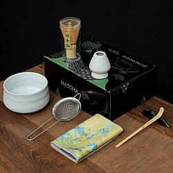 Набір Mavanto 5456 для приготування чаю матча 7 предметів White 12038-67025