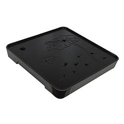 Чабань #41 дошка для чайних церемоній 28*28*3,4 см бамбуковий квадратний Black 13309-83090