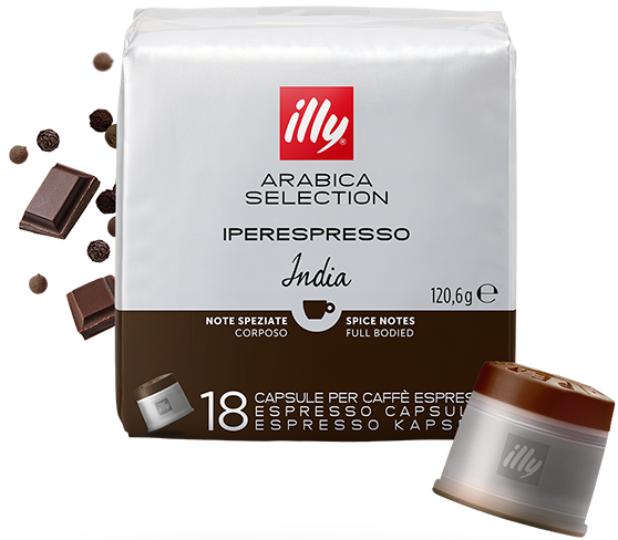 Кава в Капсулах ILLY  IperEspresso India Arabica Selection (18 капсул)