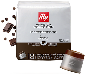 Кава в Капсулах ILLY  IperEspresso India Arabica Selection (18 капсул)