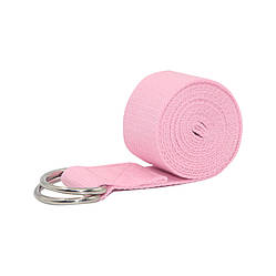 Ремінь DBT-YG112 для розтяжки та йоги Light Pink 12003-84388