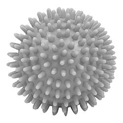 М'яч для масажу з шипами Dobetters PVC 9 см Gray 4753-82734