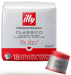 Кава в Капсулах ILLY IperEspresso Classico 100% Arabica (18 капсул)