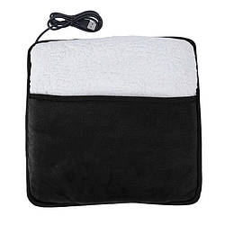 Грілка для ніг 29875 з електричним USB підігрівом фланелева Black 12802-77166