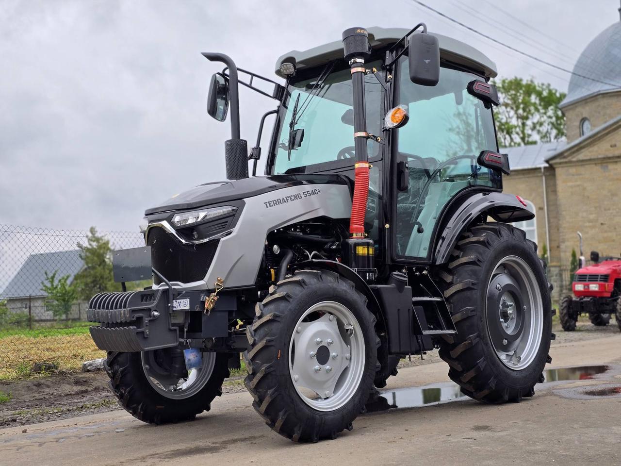 Трактор TERRA FENG 554C+ із оновленою кабіною, кондиціонер, збільшена вага, прижимна навіска