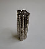 Магніт неодимовий N35 шайба діаметр 12мм 2мм сила 1.9кг, фото 4