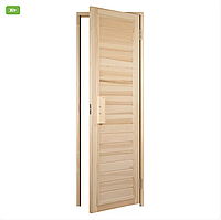 Дверь для бани "Глухая Зебра" 1900 х 700мм.