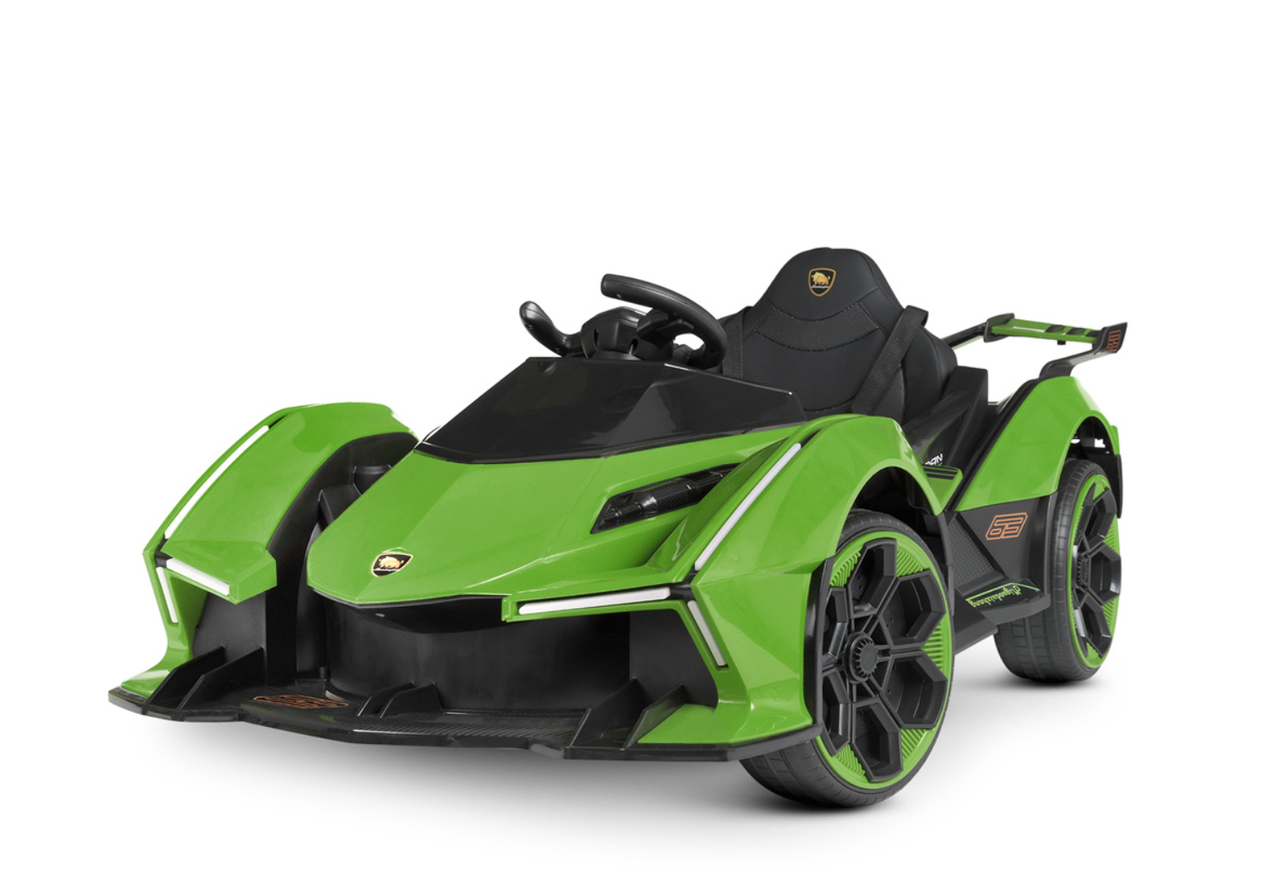Дитячий електромобіль Lamborghini зелений Bambi, фото 1
