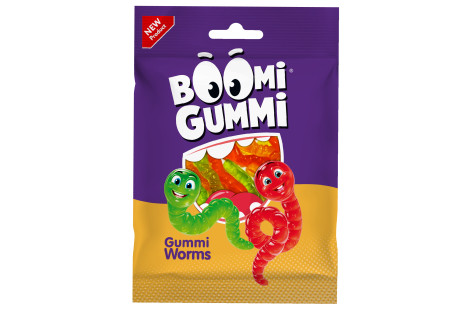 Цукерки желейні Boomi Gummi Worms, 70 г (Бумі Гумі)