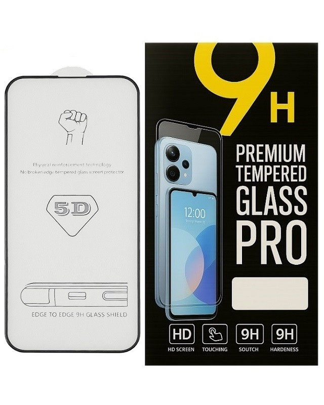 Захисне скло для Apple iPhone 16 Plus з чорною рамкою