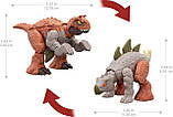 Динозавр Трансформер Карнотавр і Стегозавр – Jurassic World Carnotaurus & Stegosaurus HLP05 Mattel Оригінал, фото 5