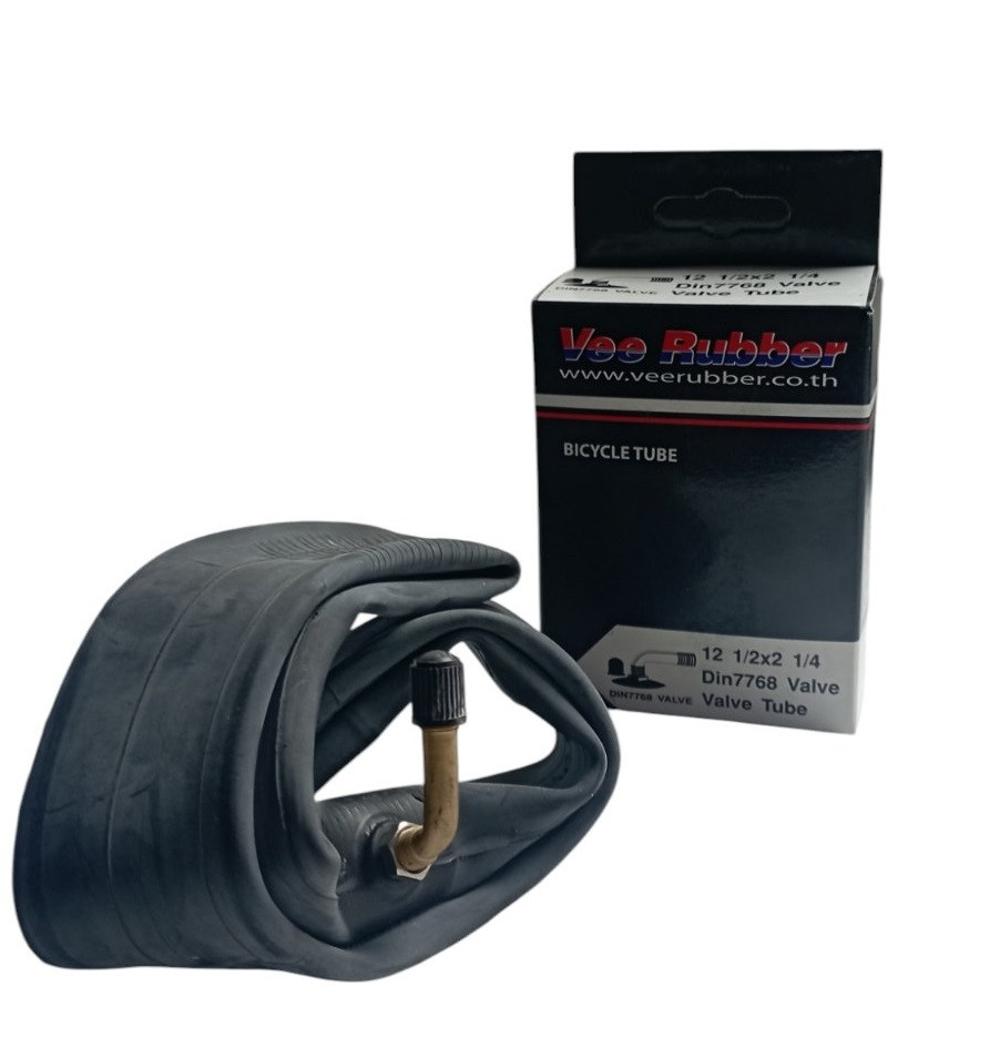 Камера Vee Rubber 12" 1/2 х2 1/4 47/62-203 AV з кривим ніпелем штуцер 90 градусів, фото 1