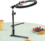 Селфі-лампа Led кільце 26cm QX-206B + штатив, фото 2