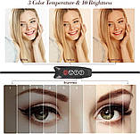 Селфі-лампа Led кільце 26cm QX-206B + штатив, фото 3