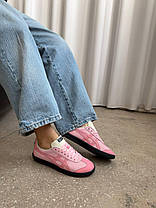 Жіночі кросівки Asics Onitsuka Tiger Tokuten Pink Рожеві Кеди Асікс Оніцука шкіра текстиль демісезон, фото 6