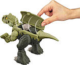 Динозавр-трансформер Тиранозавр і Анкілозавр – Dinosaur Transformer Ankylosaurus to T Rex HLP06 Mattel, фото 7