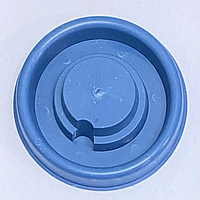 Поїлка для курчат під банку синя Україна