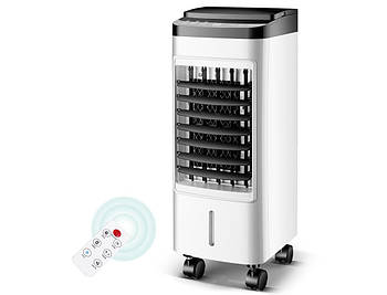 Охолоджувач повітря Germatic SK-001J 120W, сенс. кн пульт, екран, колеса, авто.раз., 5,5л, 2 конт. для льоду Лучшая цена