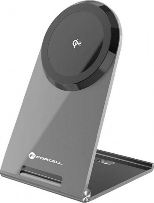 FORCELL F-ENERGY Flip Charge Qi2 15W Charger induction compatible z MagSafe silver