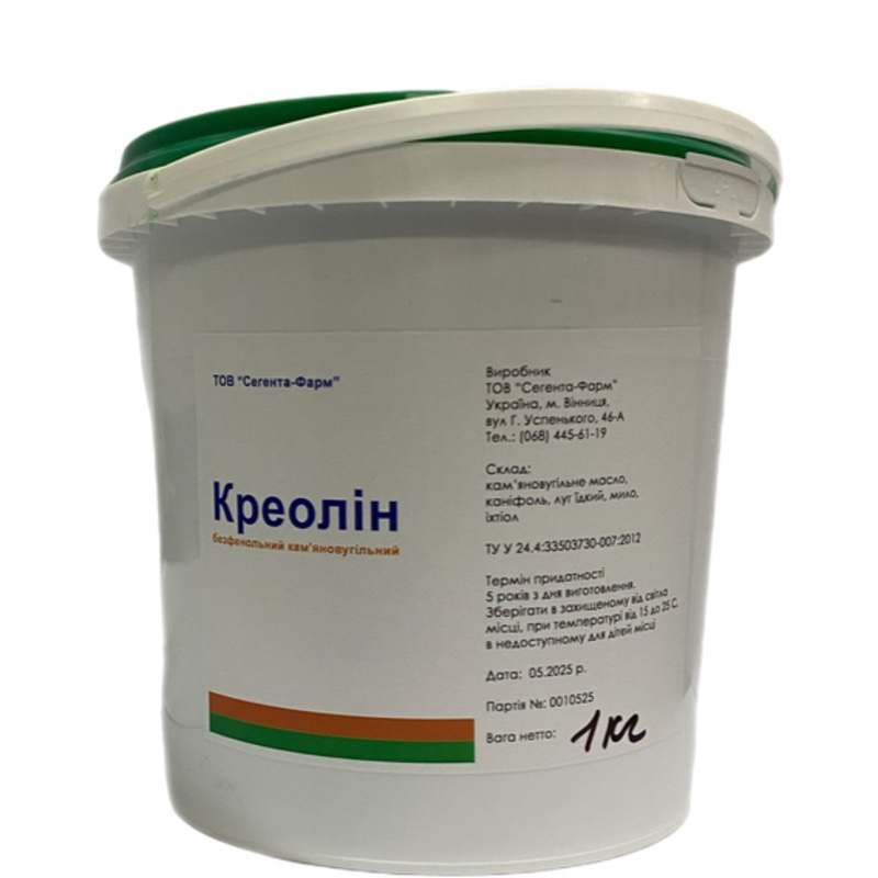 Розчин Креолін дезінфікувальний препарат для тварин 1 кг Ланс-Хім, фото 1