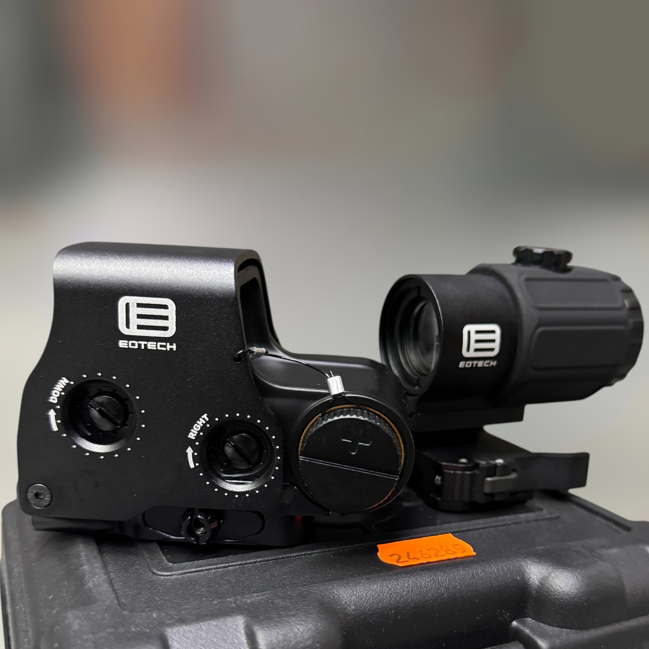 Коліматорний 558 + магніфер G43 (коп. EOTech), 1MOA, 3х, зі збільшувачем