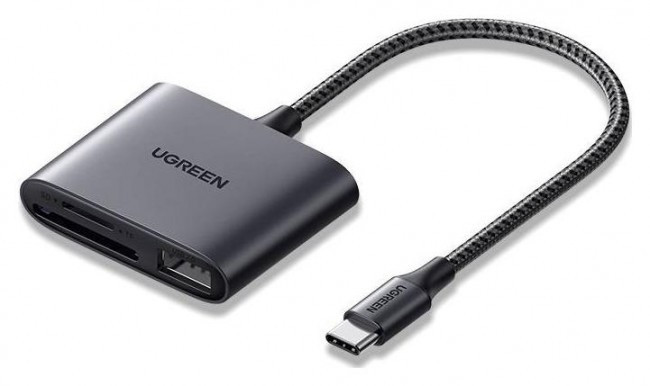 UGREEN CM387 USB-C | SD/TF + USB | Black