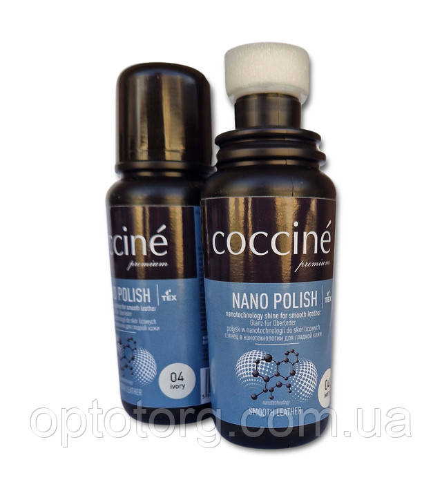 Рідка паста блиск Айворі для шкіри Nano polish Coccine 75мл Польща