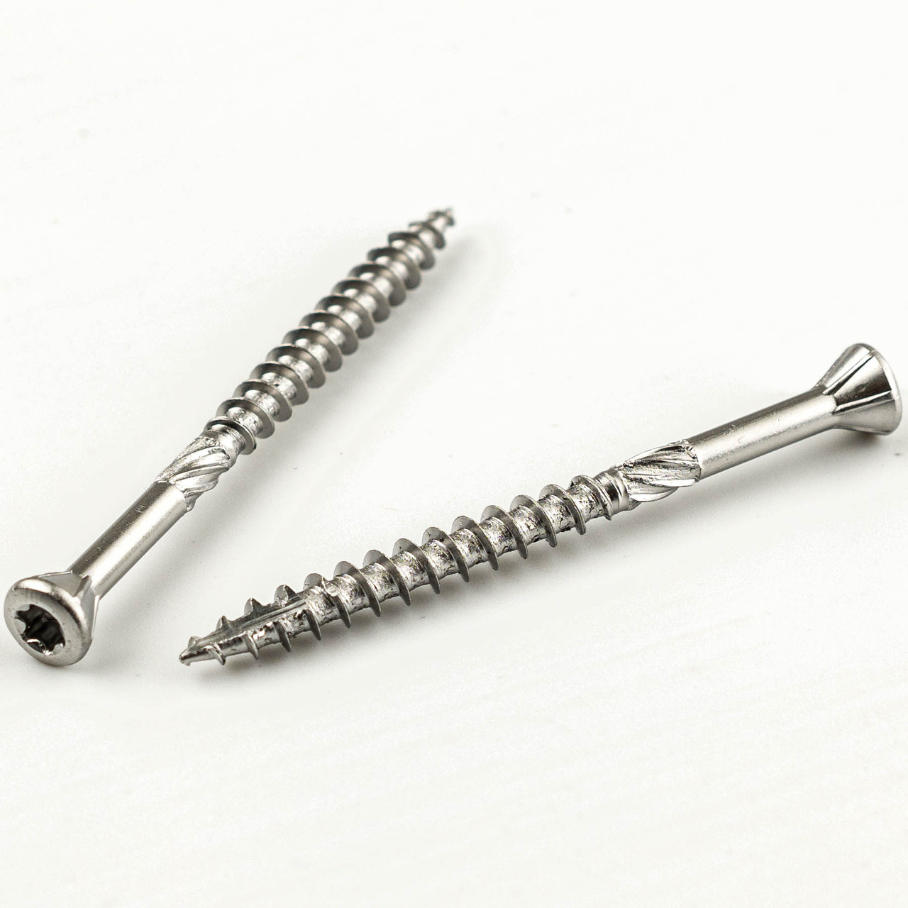 Саморіз нержавіючий 4х50 мм конструкційний спакс з фрезою та насічкою для дерева Arvex (500 шт), фото 1