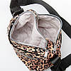 Сумка крос-боді жіноча текстильна Jielshi 5667 leopard print, фото 7