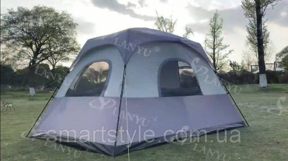 Намет шатро 6-місний з тамбуром 350x270x210см, фото 1