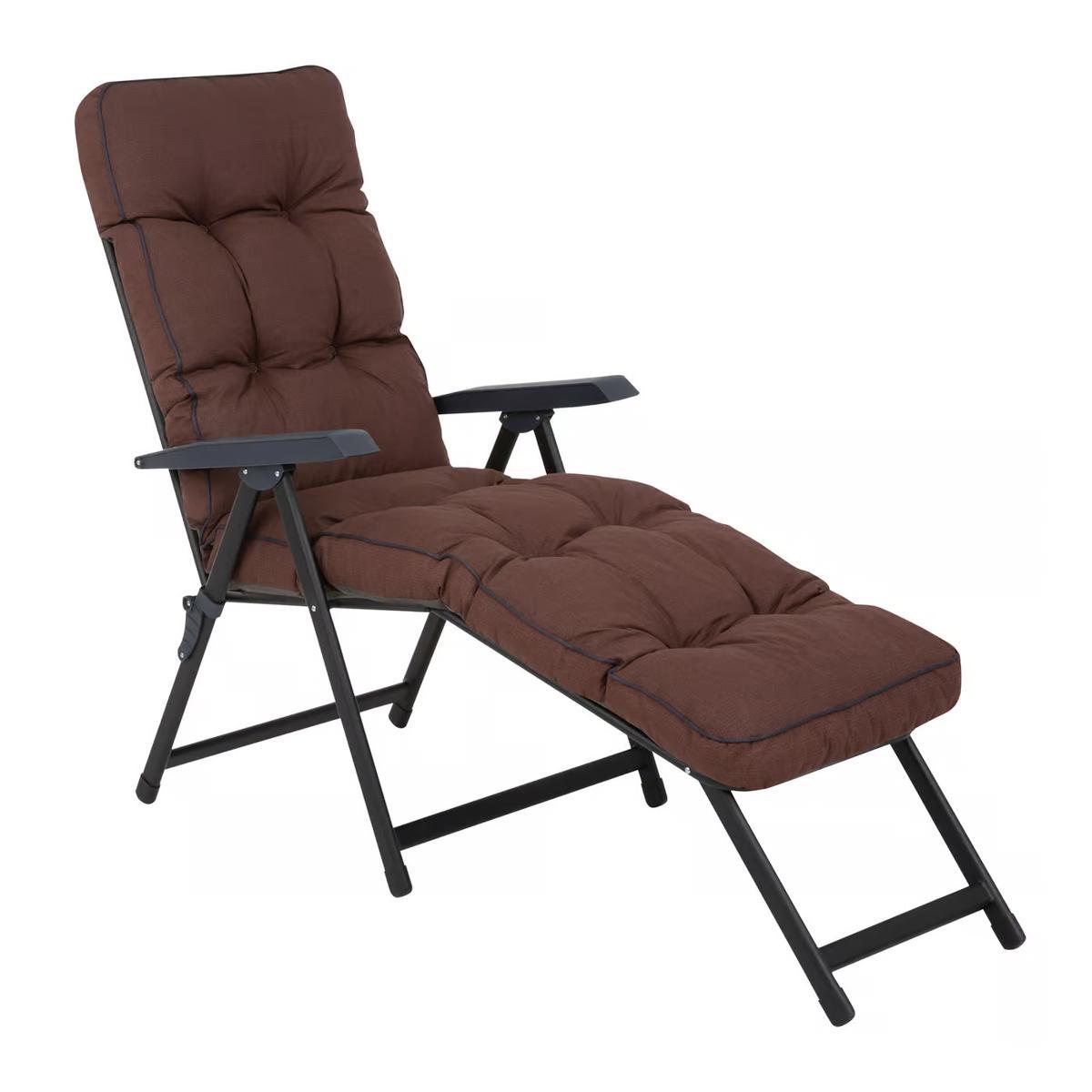 Комфортний лежак Lena Lounger коричневий