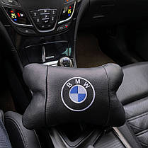 Ортопедична подушка BMW з натуральної шкіри — для комфорту в машині, фото 6