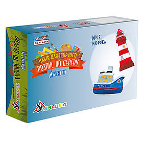 Набір дитячої творчості Розпис по дереву "Магніти-мрія моряка" УМНЯШКА РД-010, Toyman