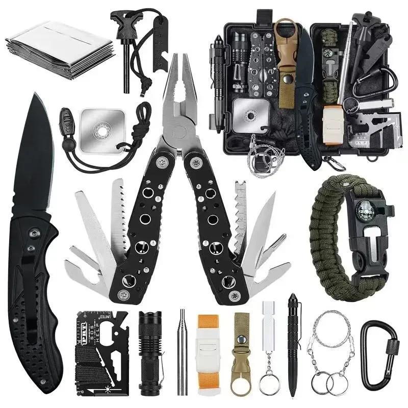 Туристичний набір інструментів для виживання 15 в 1 SOS-15B