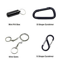 Туристичний набір інструментів для виживання 15 в 1 SOS-15, фото 5